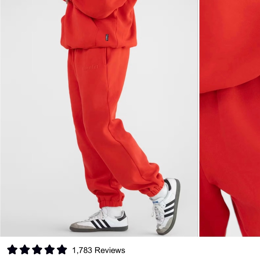 Comfort Red Women's Hooded Jacket & Jogger Set - Picture 9 of 9